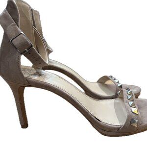 Vince Camuto Women's Sandal/Studded/Beige/6